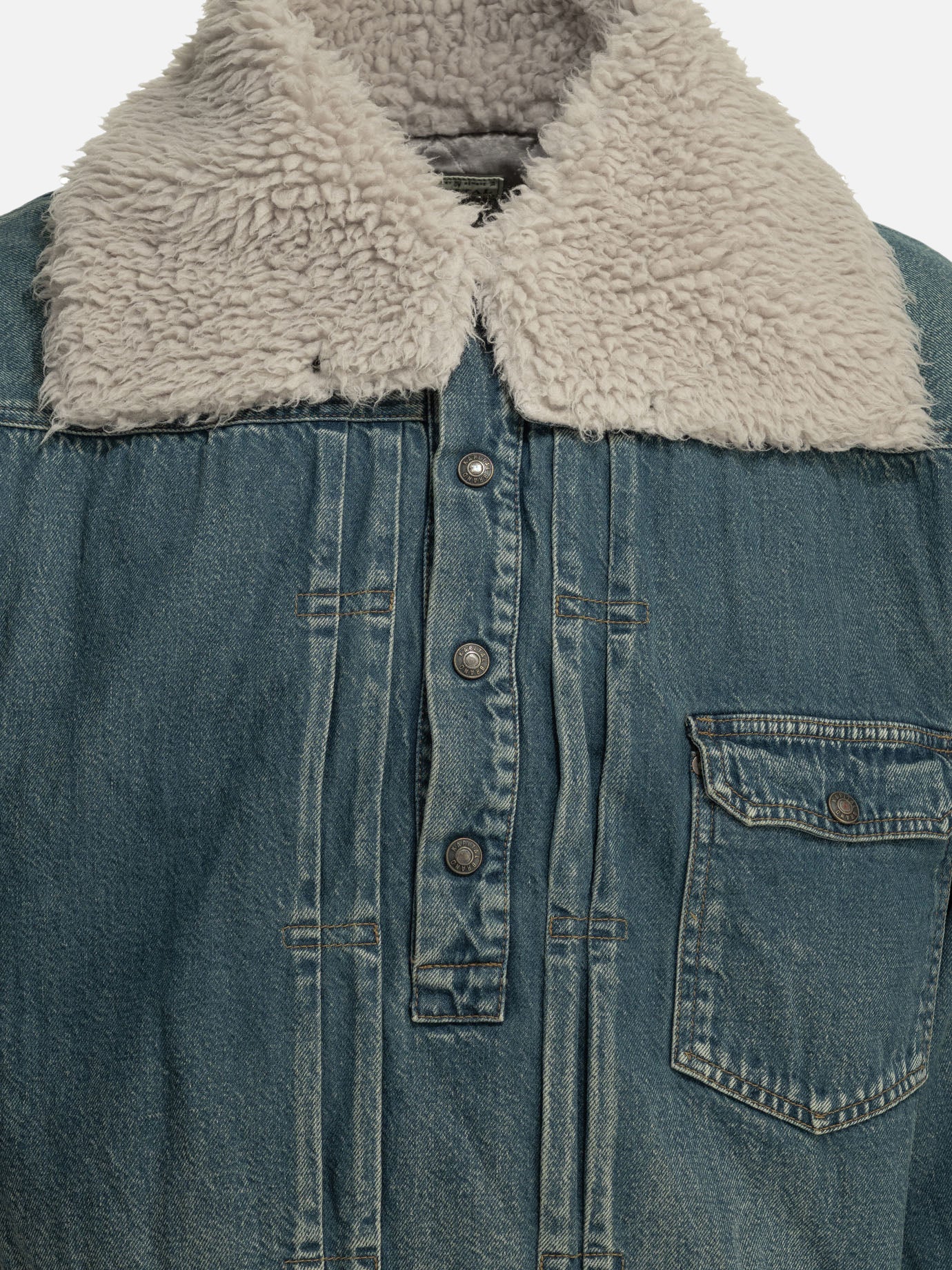 Denim jackets Solid colour  Blue - KAPITAL Men | PDP | VIETTI Online Store | thumbnail_3