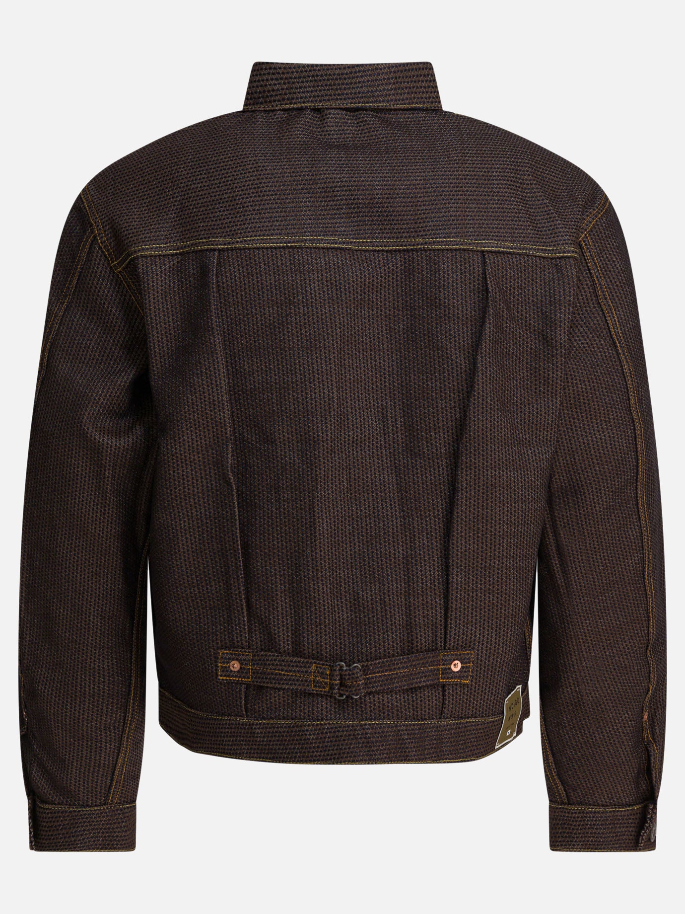 Giacche in denim Solid colour  Marrone - KAPITAL Uomo | PDP | VIETTI Online Store | Zoom-Modal_2
