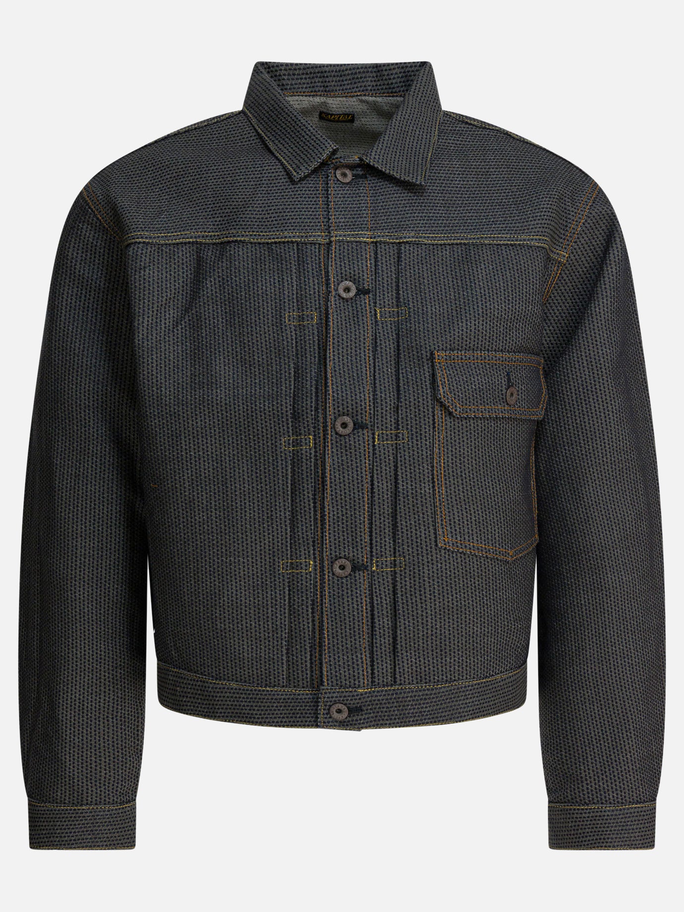 Giacche in denim Solid colour  Blu - KAPITAL Uomo | PDP | VIETTI Online Store | Zoom-Modal
