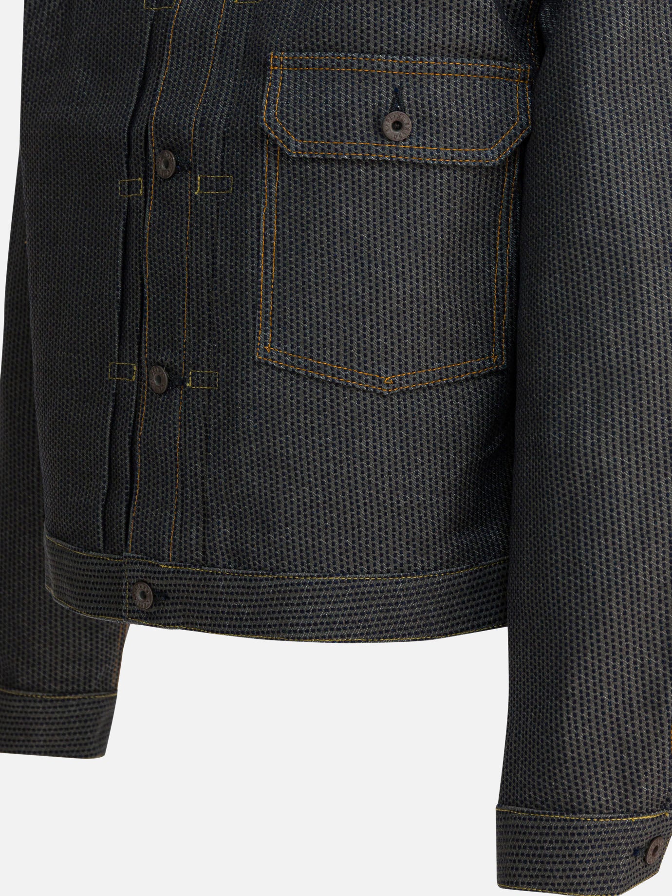 Giacche in denim Solid colour  Blu - KAPITAL Uomo | PDP | VIETTI Online Store | thumbnail_4