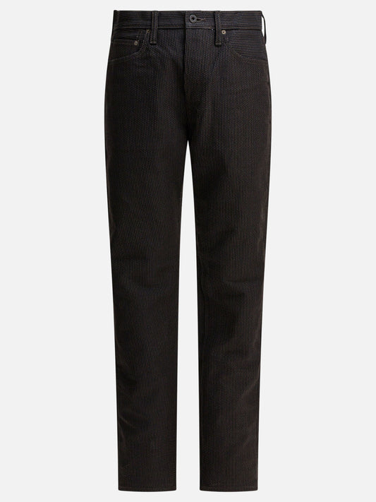 Jeans a gamba dritta Solid colour  Nero - KAPITAL Uomo | PLP | VIETTI Online Store 
