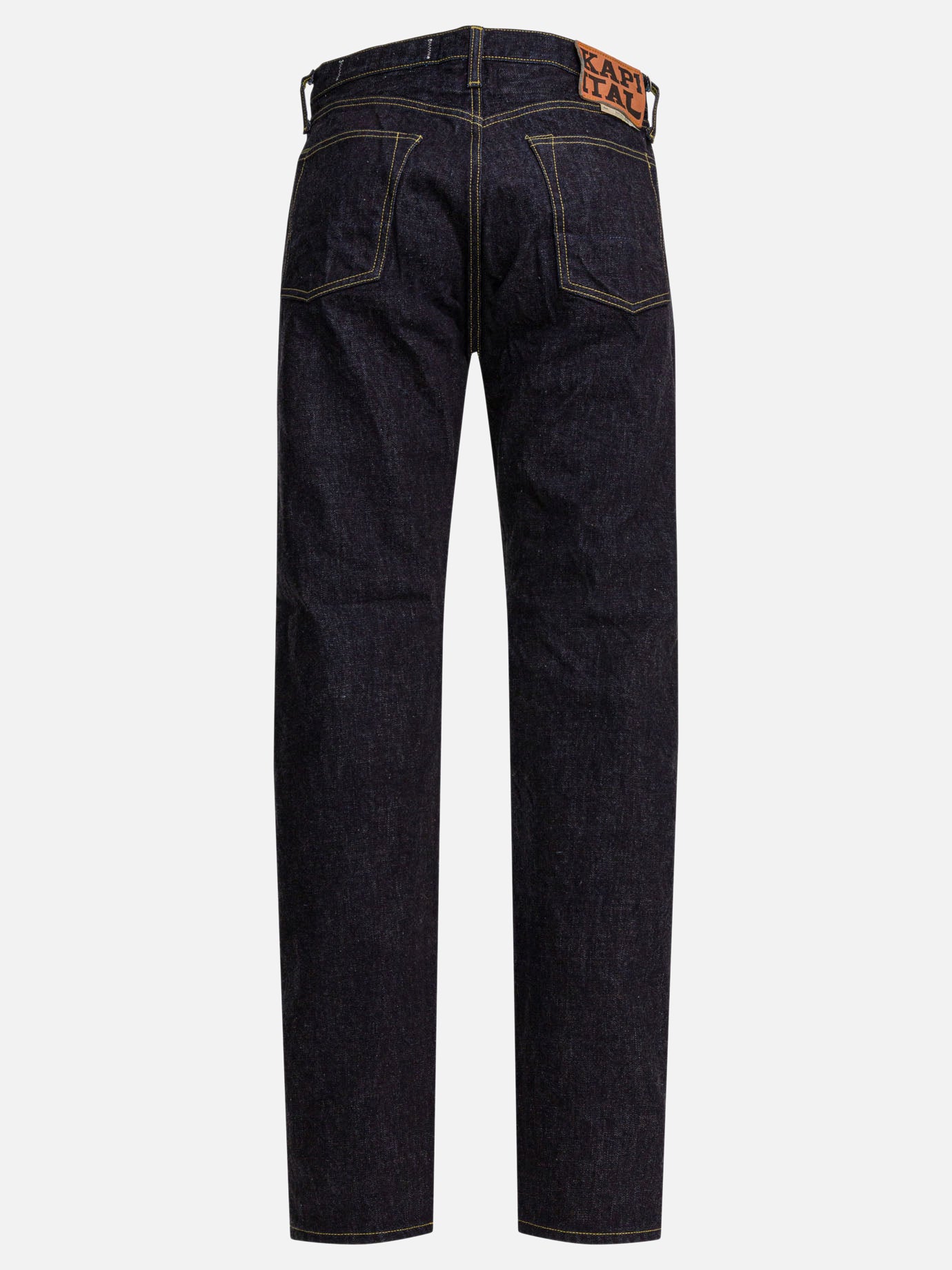Straight-leg jeans Solid colour  Blue - KAPITAL Men | PDP | VIETTI Online Store | Zoom-Modal_4
