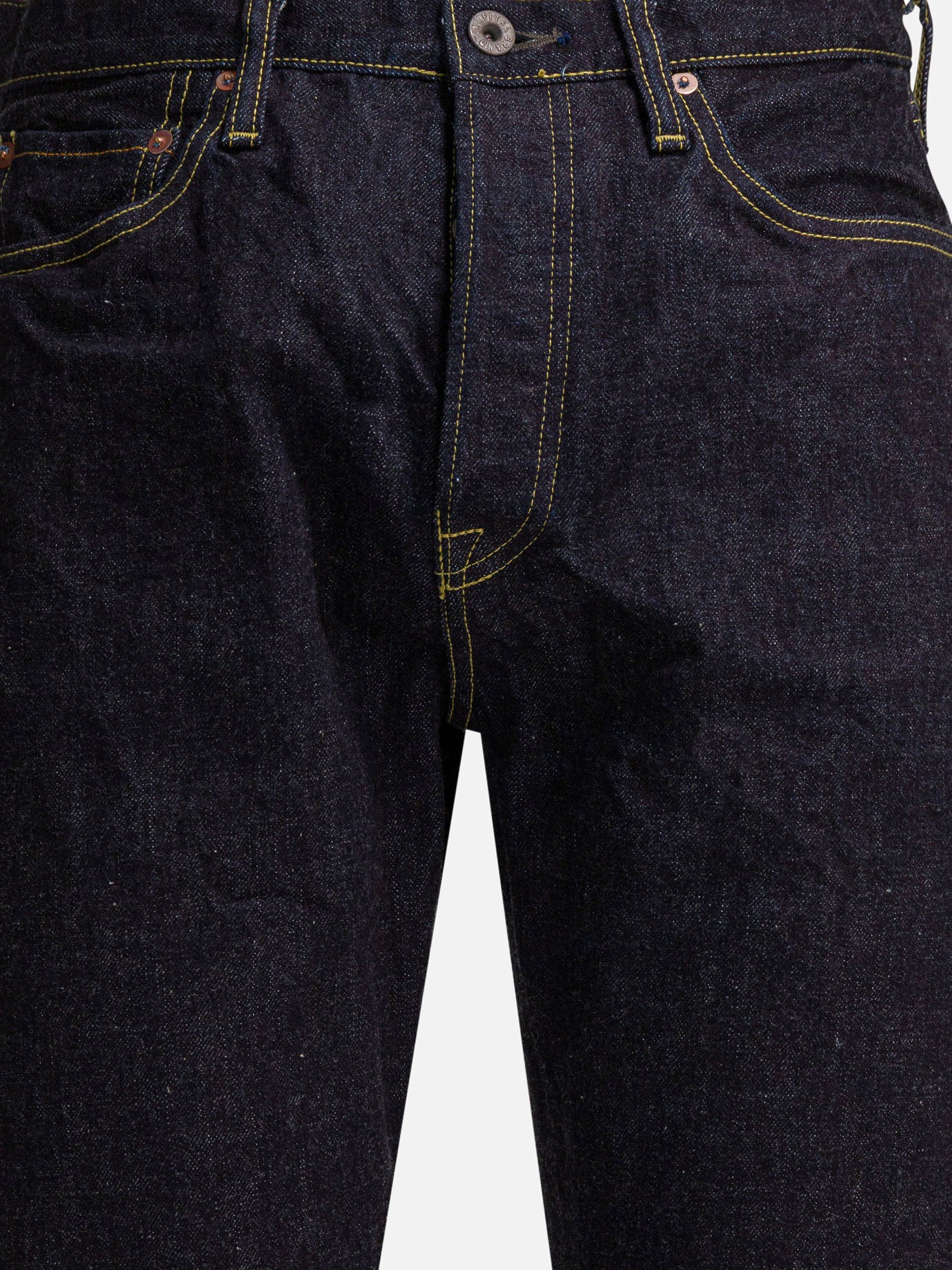 Straight-leg jeans Solid colour  Blue - KAPITAL Men | PDP | VIETTI Online Store | Zoom-Modal_3
