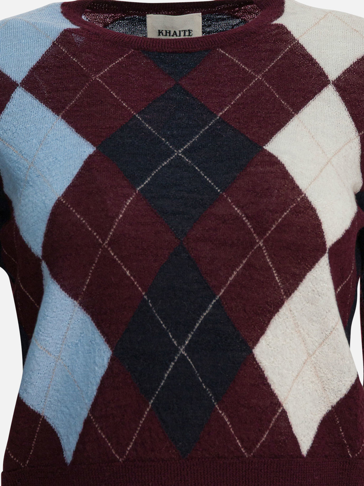 Khaite "Anders" sweater Cashmere and mohair Bordeaux