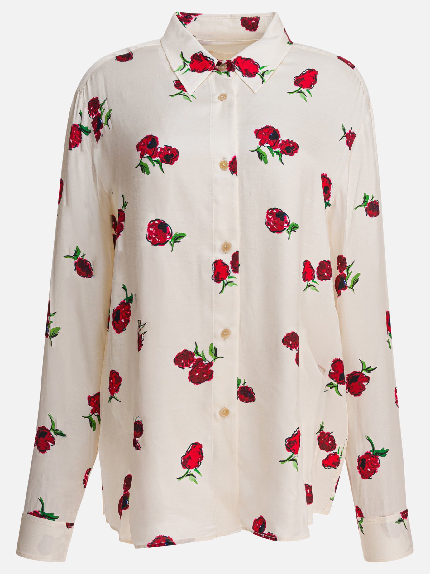 Camicie casual Print  Beige - Khaite Donna | PDP | VIETTI Online Store | thumbnail