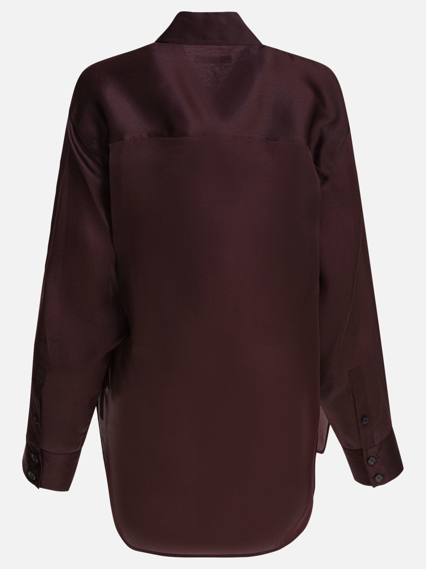 Camicie casual Solid colour  Bordeaux - Khaite Donna | PDP | VIETTI Online Store | thumbnail_2