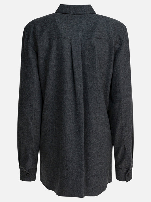 Camicie casual Solid colour  Grigio - Khaite Donna | PDP | VIETTI Online Store | 2
