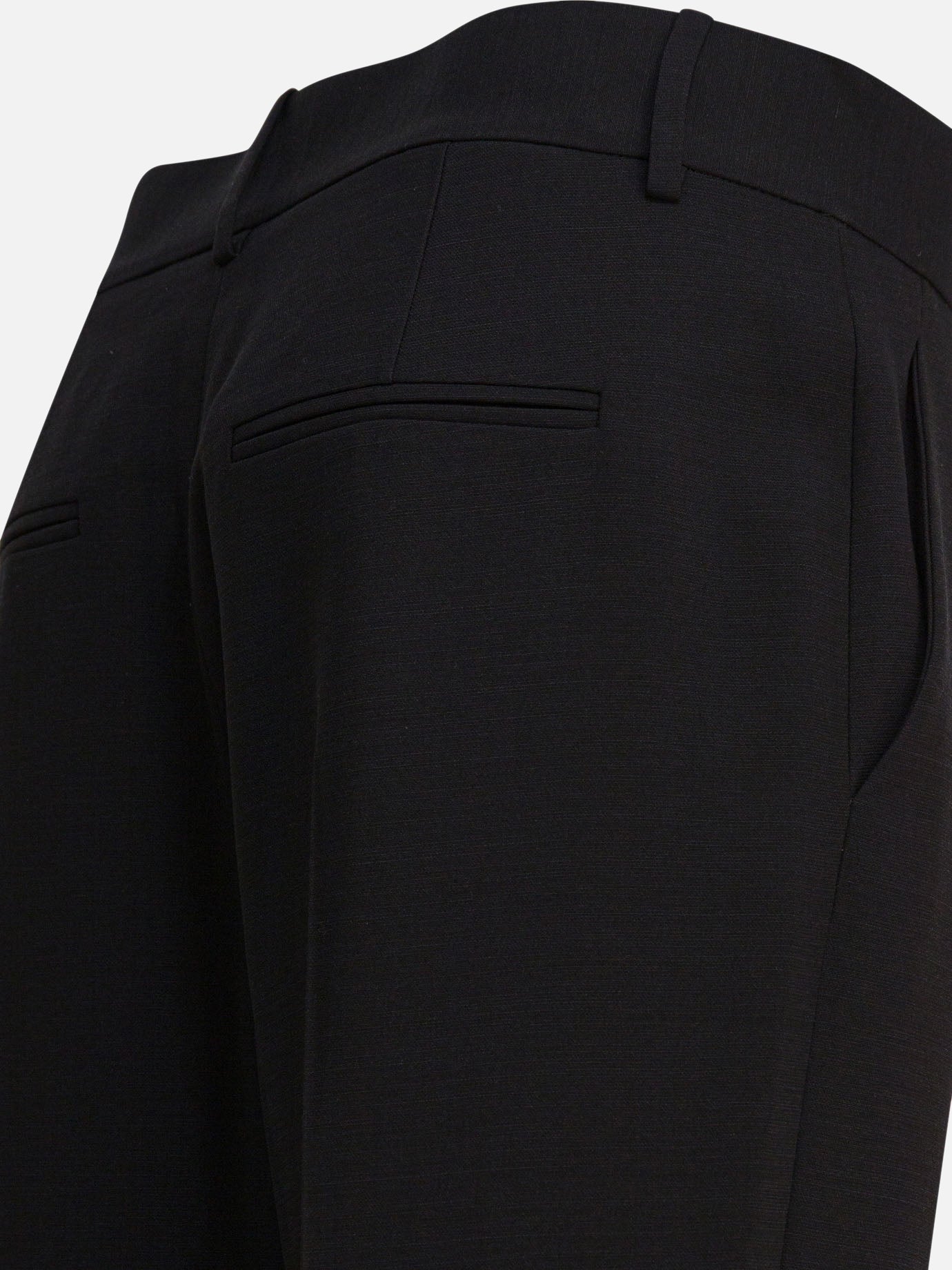 Pantaloni casual Solid colour  Nero - Khaite Donna | PDP | VIETTI Online Store | thumbnail_4