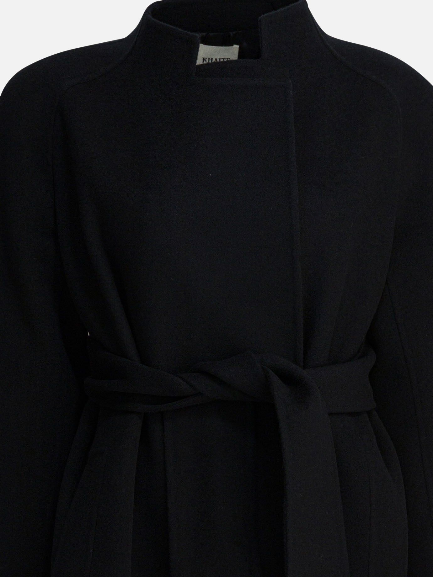 Long coats Solid colour  Black - Khaite Women | PDP | VIETTI Online Store | Zoom-Modal_3
