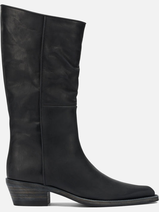 Al ginocchio 100% Leather  Nero - Khaite Donna | PDP | VIETTI Online Store 
