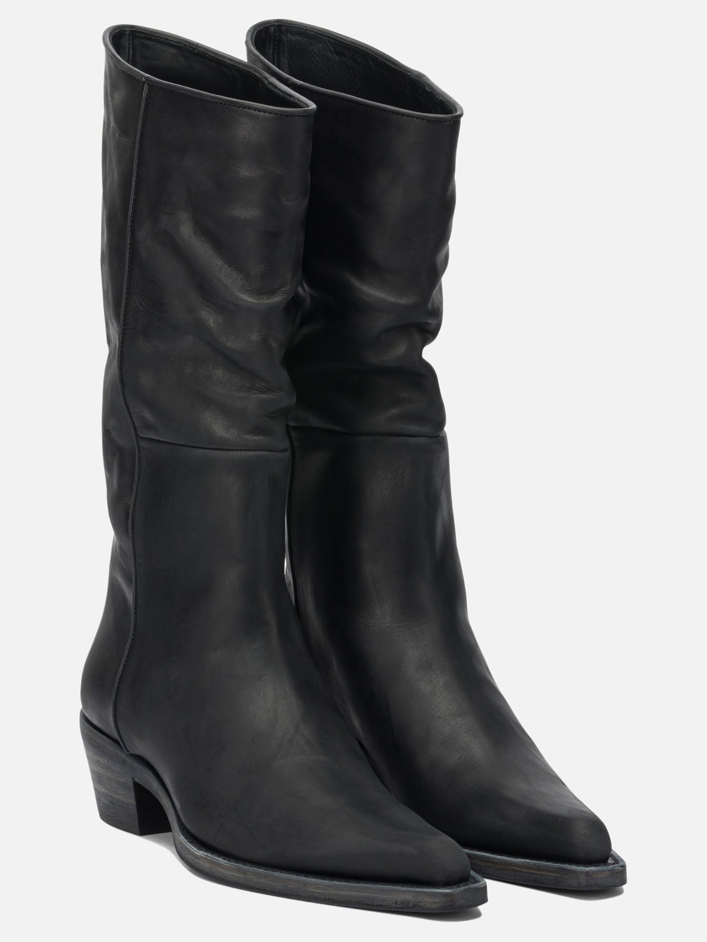 Al ginocchio 100% Leather  Nero - Khaite Donna | PDP | VIETTI Online Store | Zoom-Modal_2
