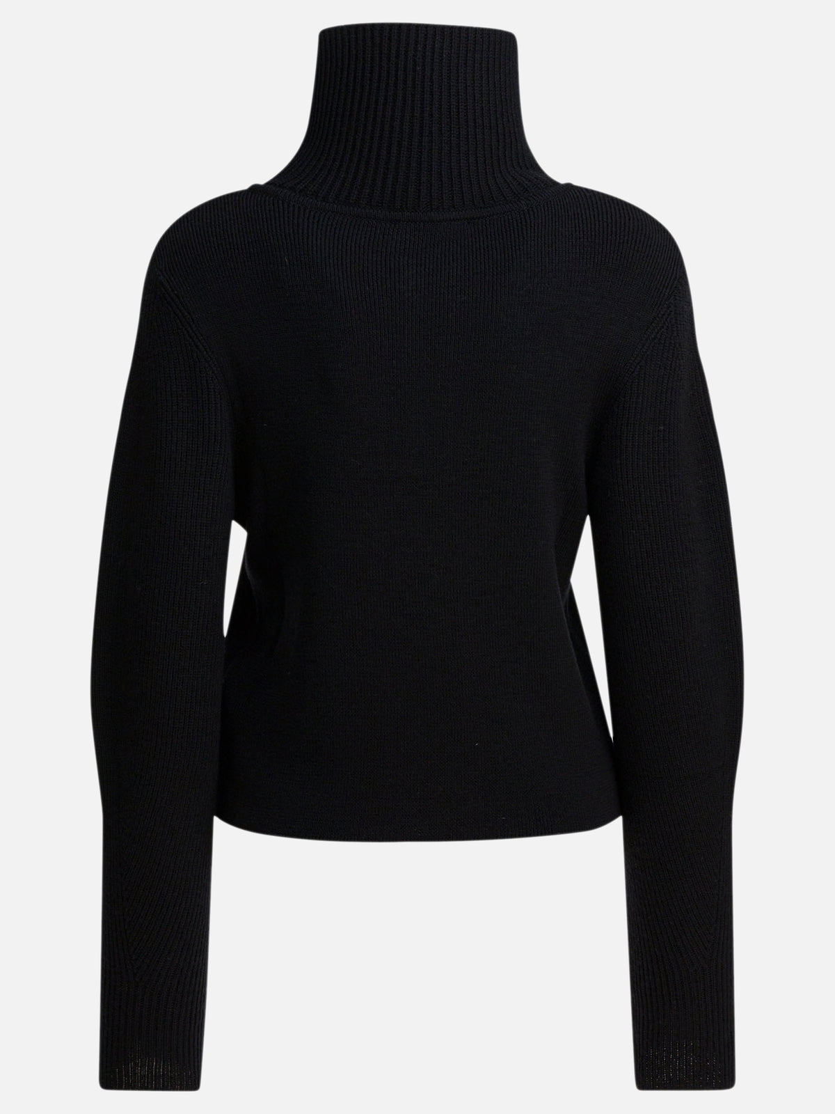 Lemaire Half zipper sweater Black - VIETTI