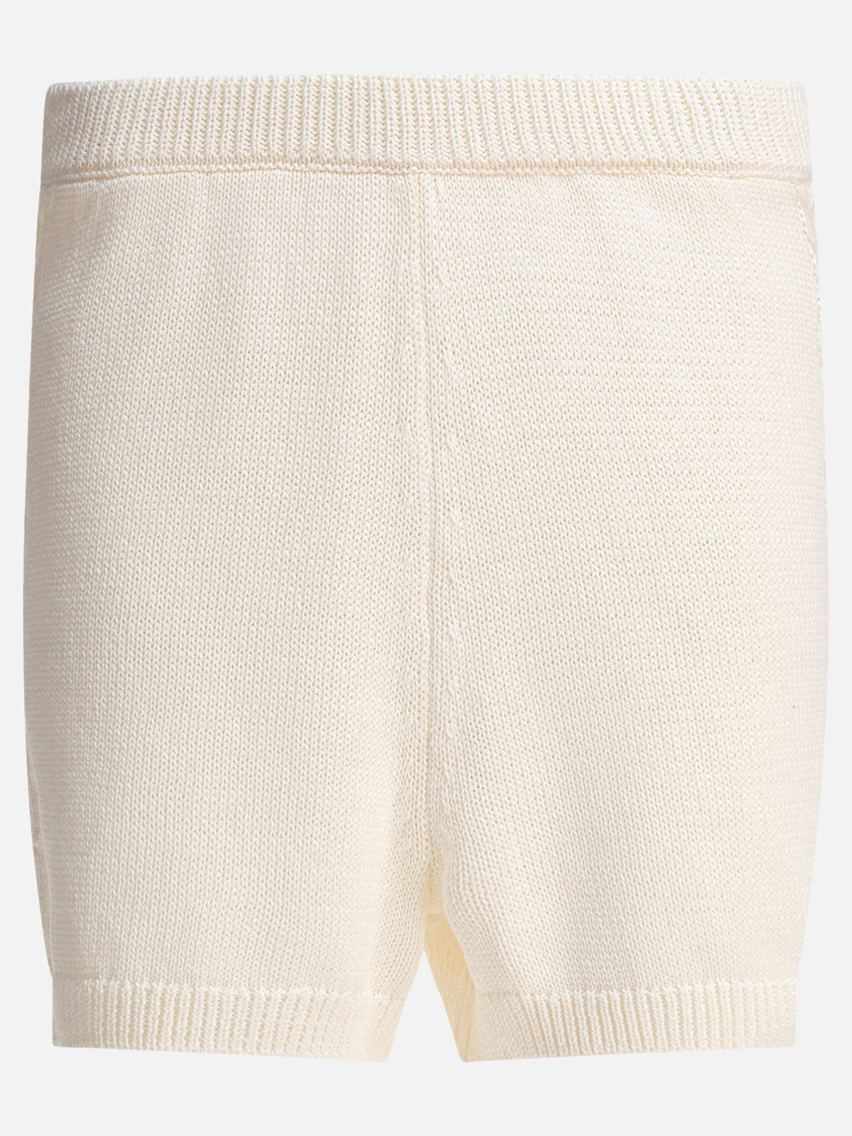 LouLou De Saison Knitted shorts White