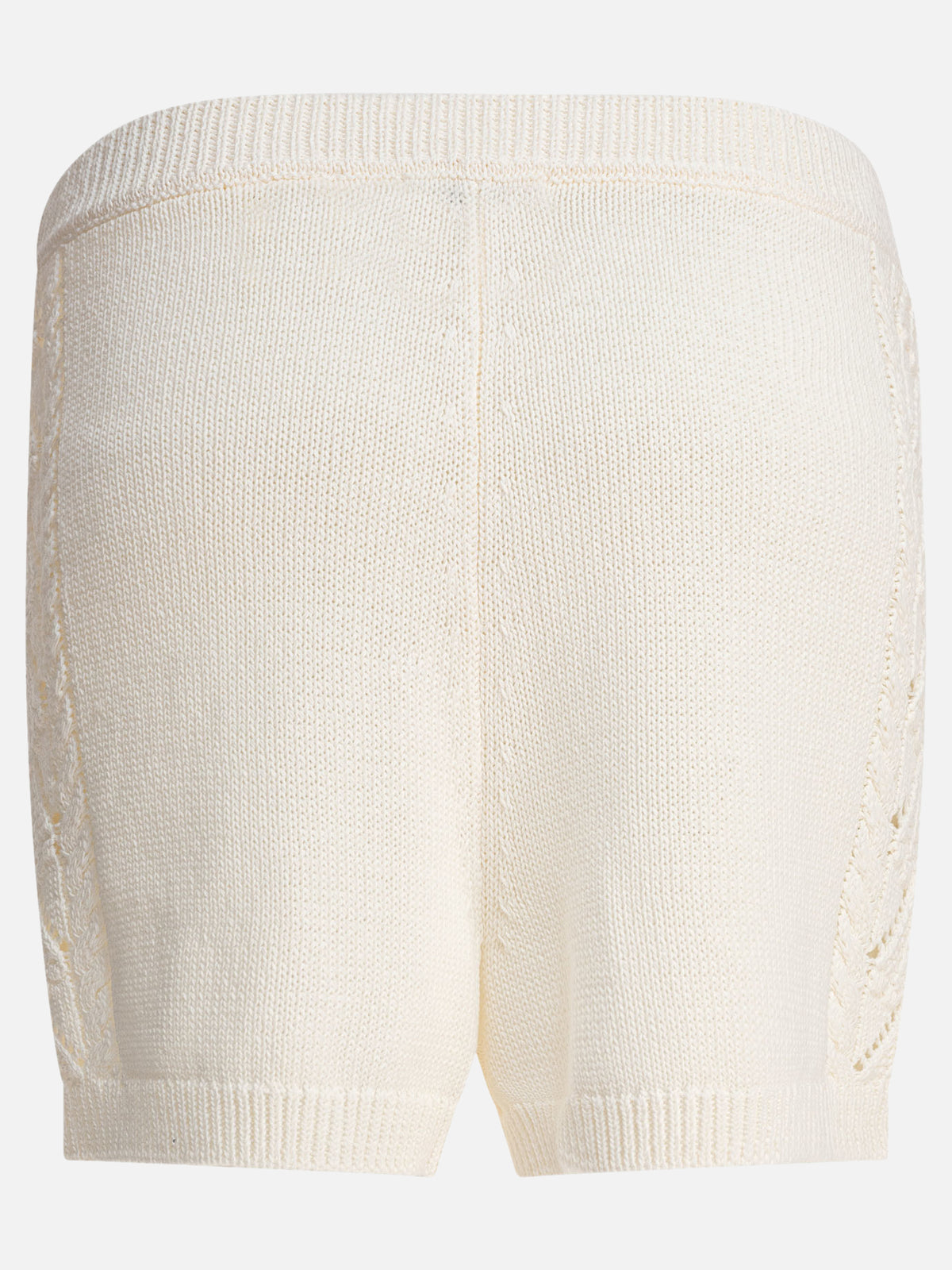 LouLou De Saison Knitted shorts White