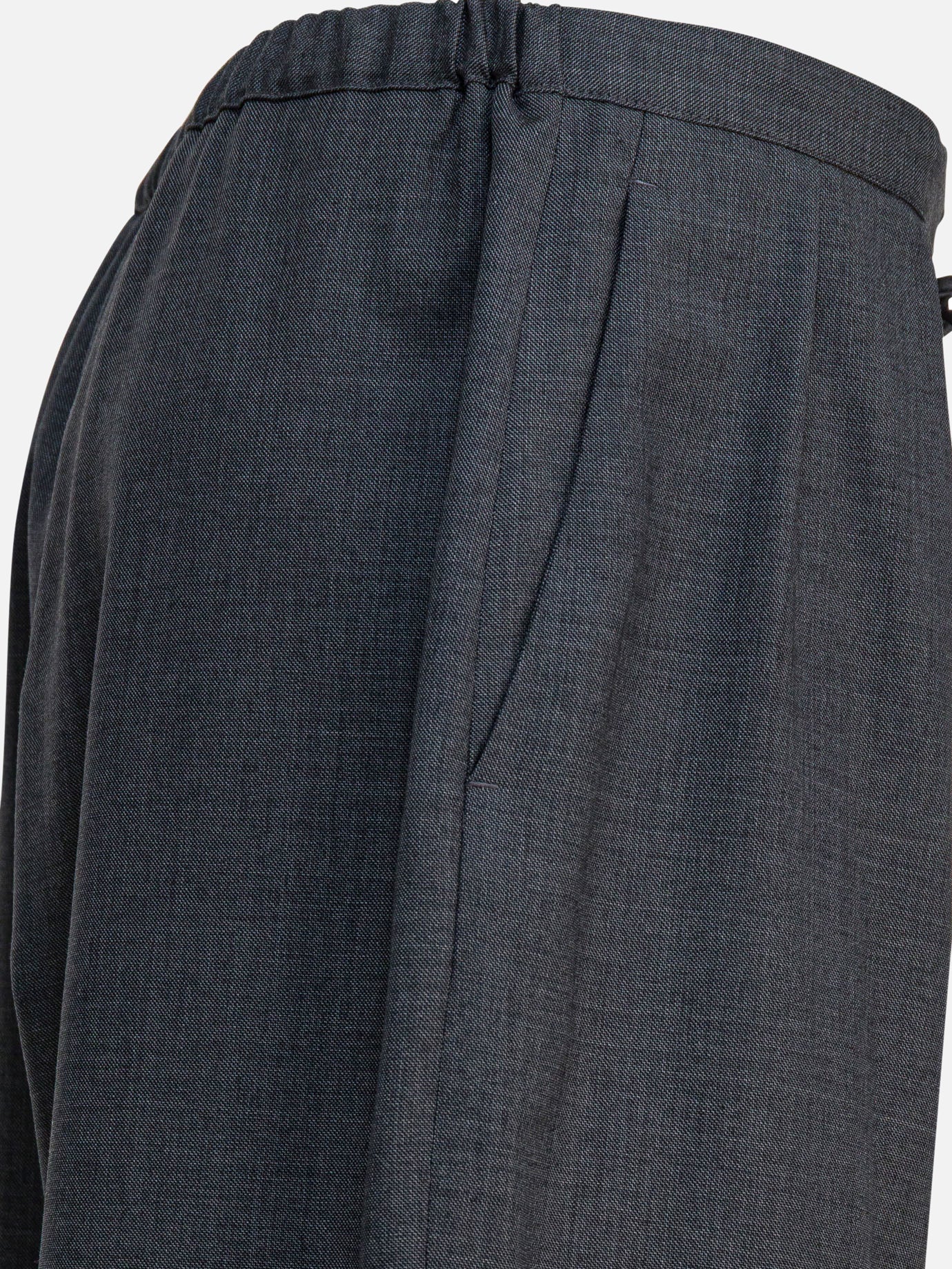 Pantaloni casual Solid colour  Grigio - LouLou De Saison Donna | PDP | VIETTI Online Store | Zoom-Modal_4
