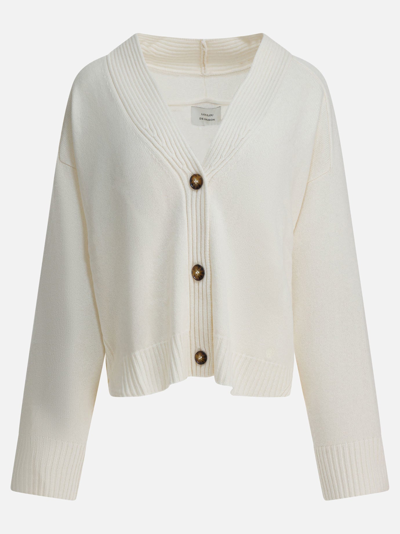 Cardigan Solid colour  Bianco - LouLou De Saison Donna | PDP | VIETTI Online Store | Zoom-Modal
