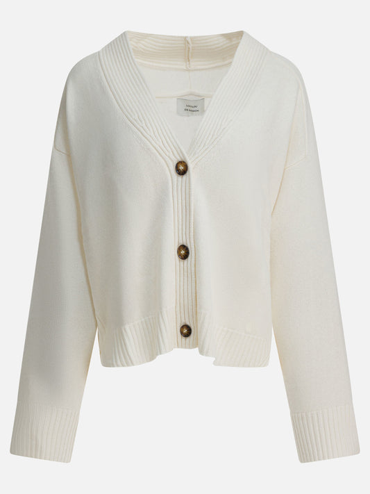 LouLou De Saison "Kaia" Cardigan White

