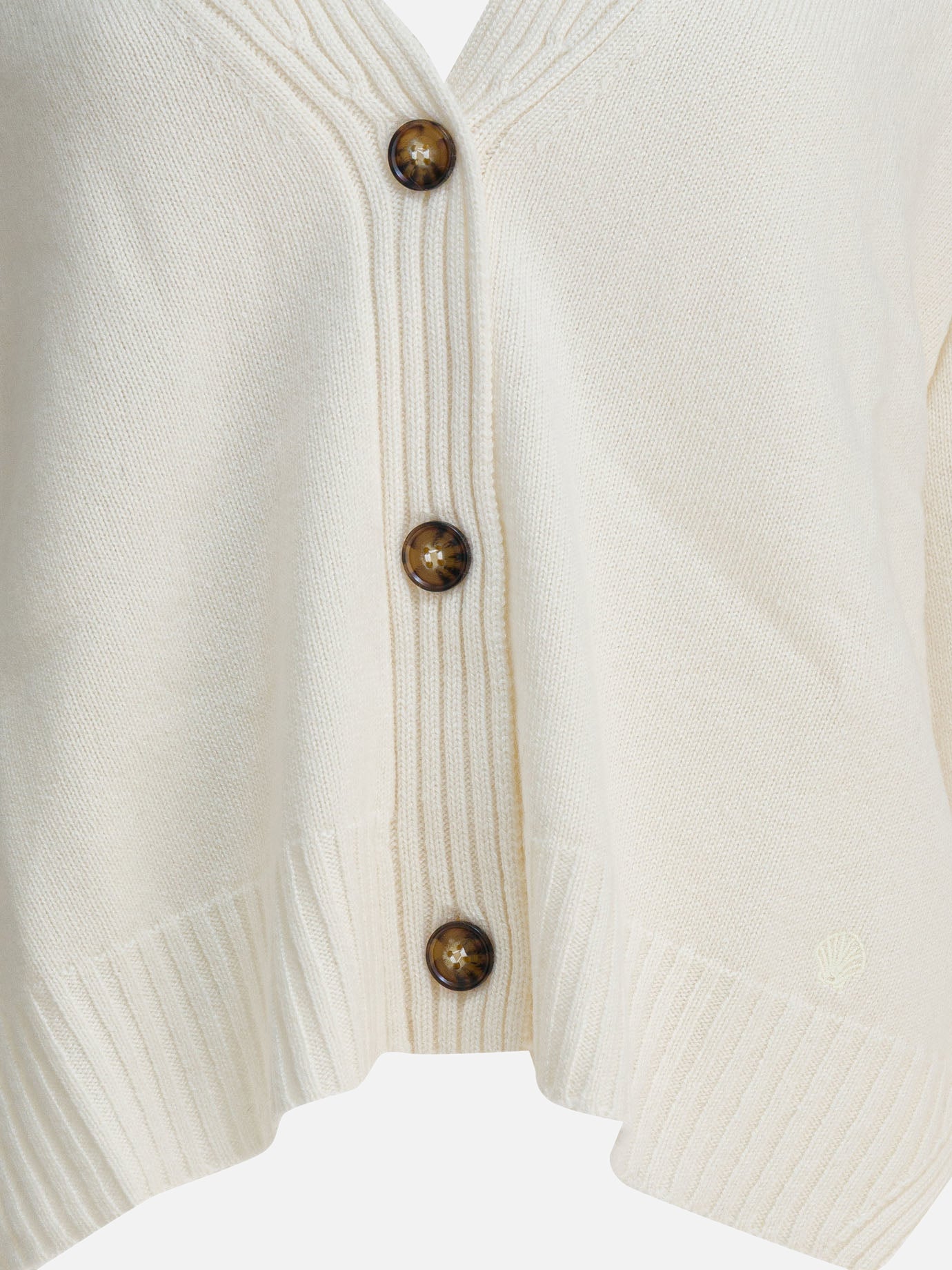 Cardigan Solid colour  Bianco - LouLou De Saison Donna | PDP | VIETTI Online Store | Zoom-Modal_3
