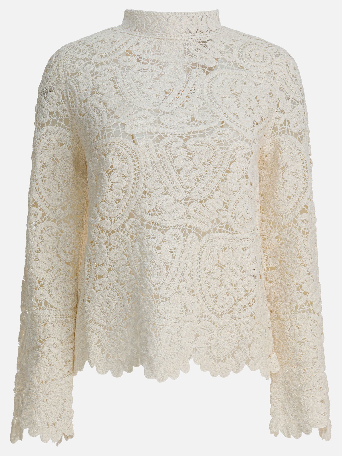 Maglioni girocollo Solid colour  Bianco - LouLou De Saison Donna | PDP | VIETTI Online Store | Zoom-Modal
