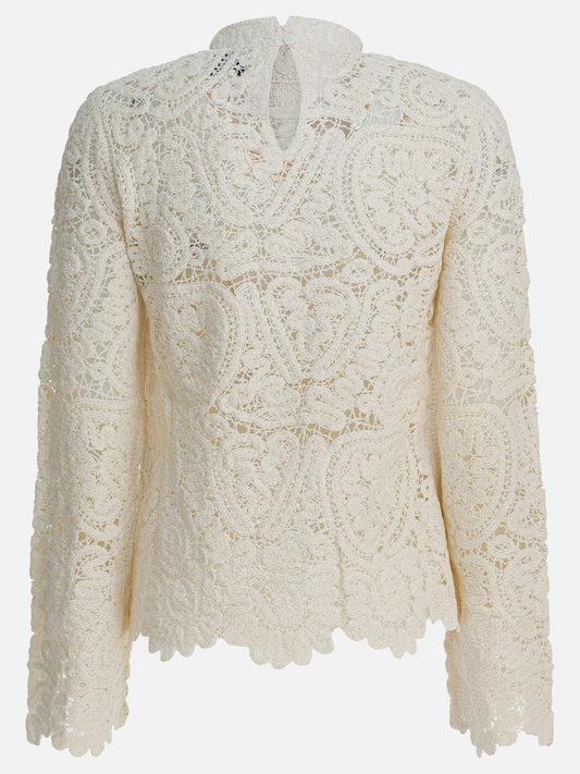 Maglioni girocollo Solid colour  Bianco - LouLou De Saison Donna | PDP | VIETTI Online Store | 2
