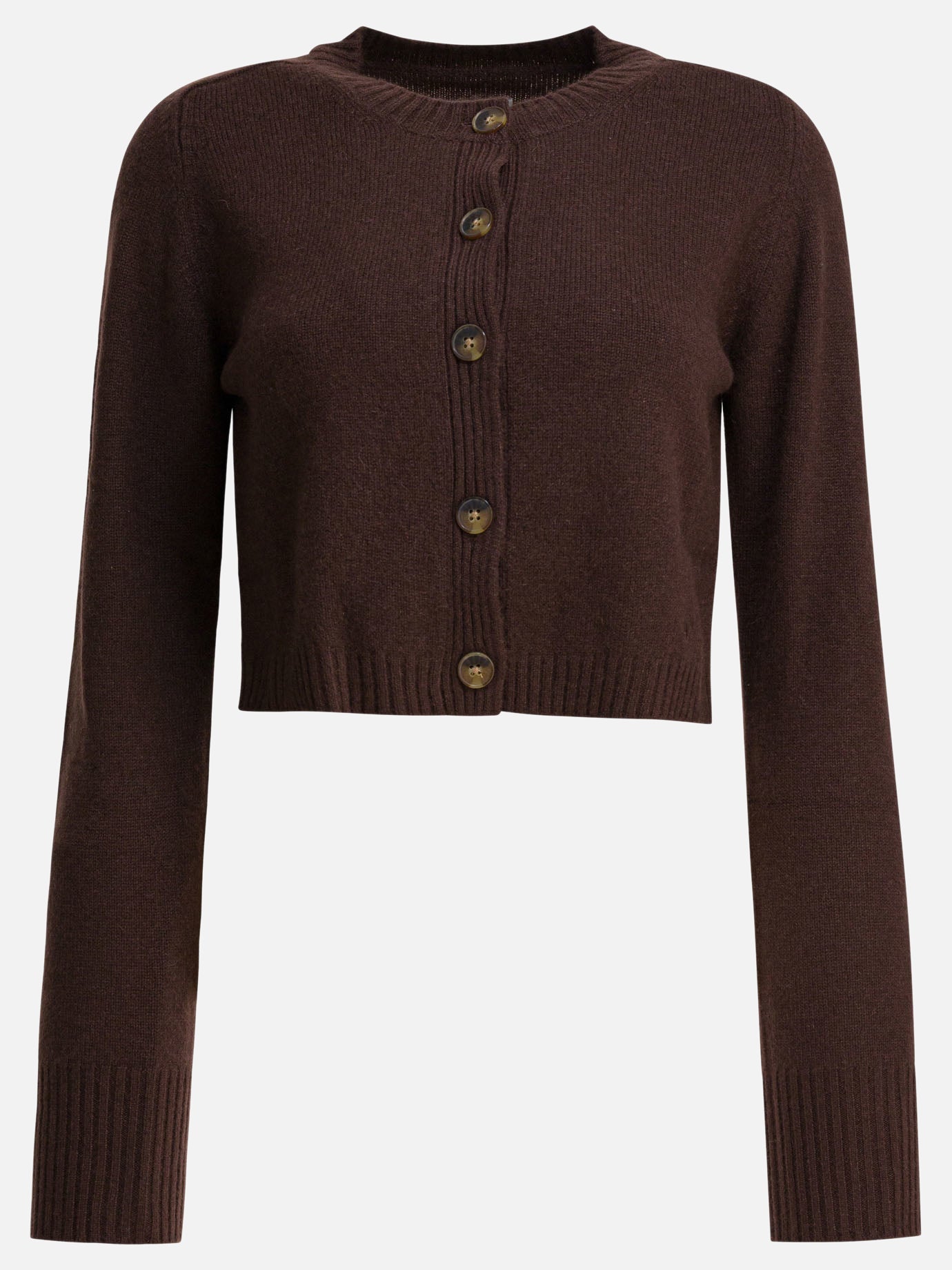 Cardigan Solid colour  Marrone - LouLou De Saison Donna | PDP | VIETTI Online Store | Zoom-Modal
