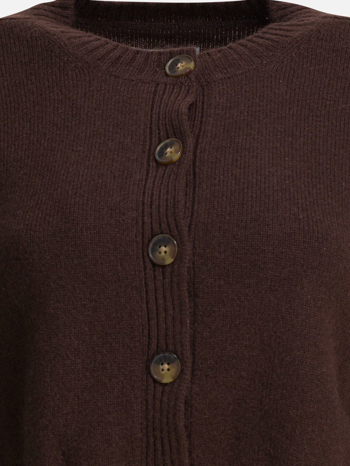 Cardigan Solid colour  Marrone - LouLou De Saison Donna | PDP | VIETTI Online Store | Zoom-Modal_3
