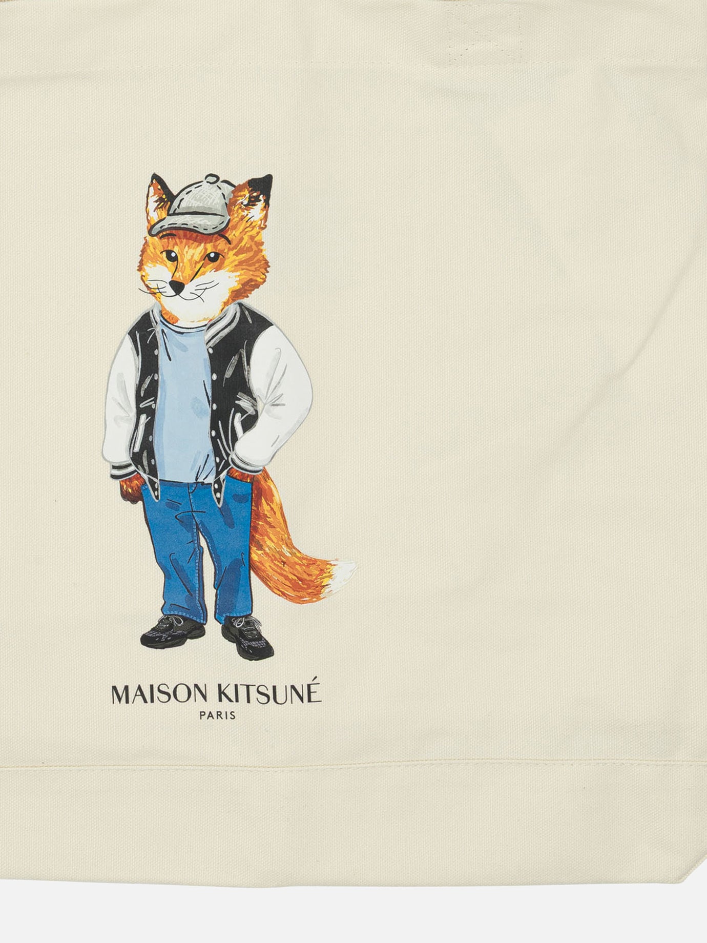 Borse grandi Logo  Beige - Maison Kitsuné Uomo | PDP | VIETTI Online Store | Zoom-Modal_3
