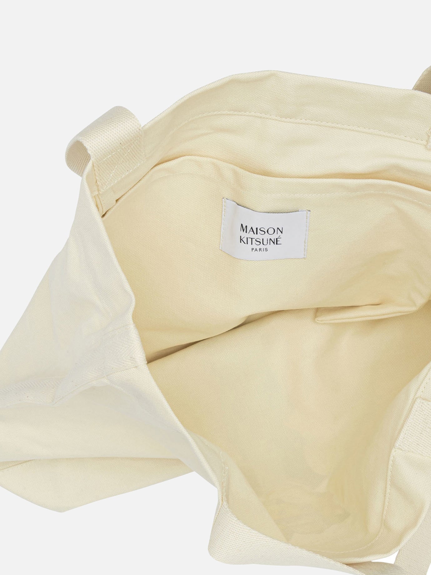 Borse grandi Logo  Beige - Maison Kitsuné Uomo | PDP | VIETTI Online Store | thumbnail_4