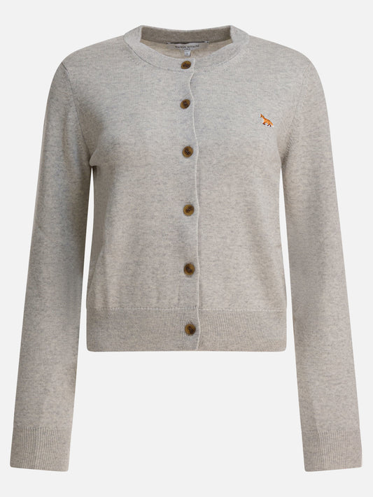 Cardigan Logo  Grigio - Maison Kitsuné Donna | PDP | VIETTI Online Store 
