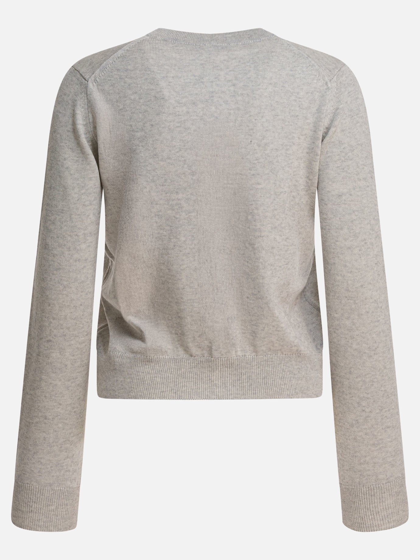 Cardigan Logo  Grigio - Maison Kitsuné Donna | PDP | VIETTI Online Store | thumbnail_2