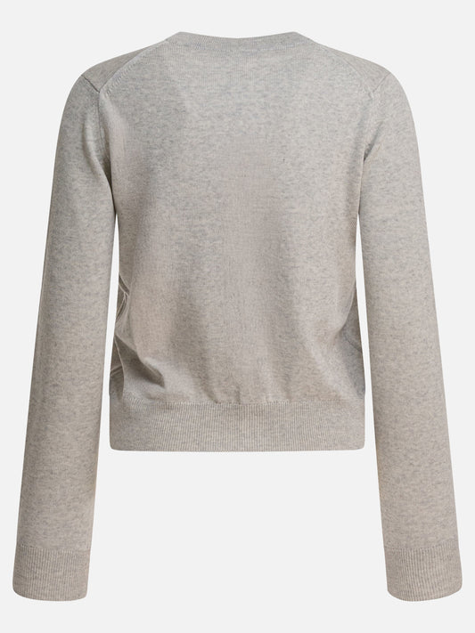 Cardigan Logo  Grigio - Maison Kitsuné Donna | PDP | VIETTI Online Store | 2
