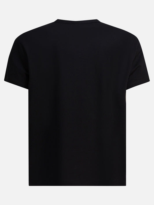 T-shirt girocollo Logo  Nero - Maison Margiela Uomo | VIETTI Online Store | 2
