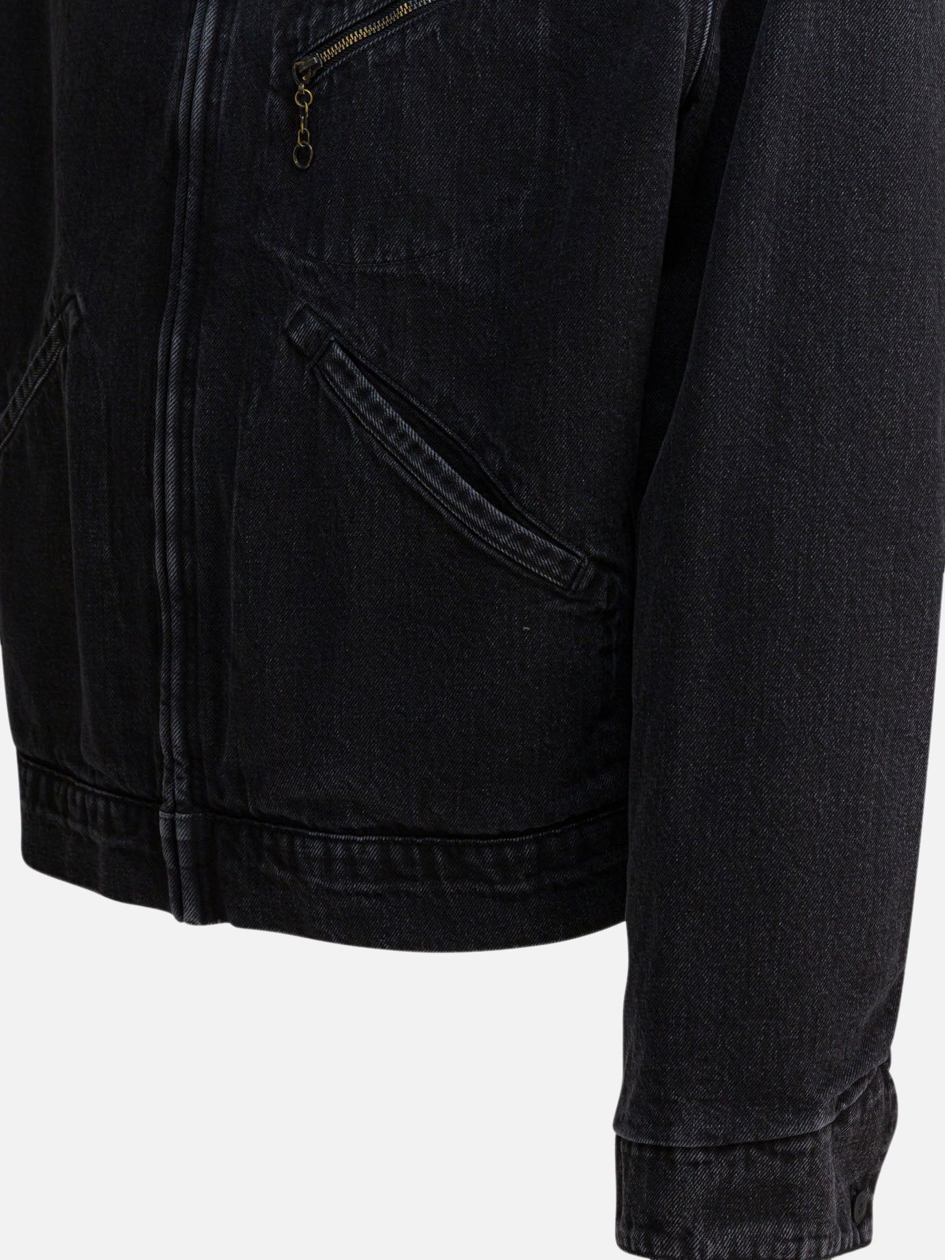 Denim jackets Solid colour  Black - Maison Margiela Men | PDP | VIETTI Online Store | thumbnail_4