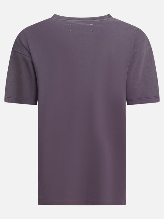 T-shirt girocollo Logo  Viola - Maison Margiela Donna | VIETTI Online Store | 2
