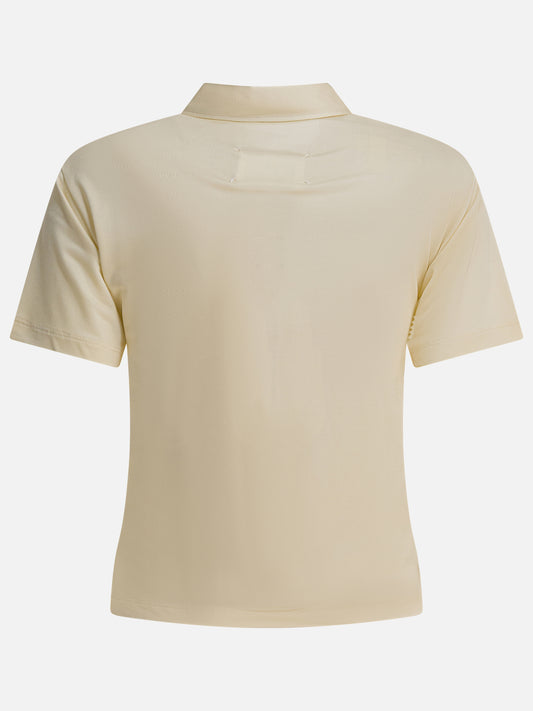 Polo shirts with buttons Solid colour  Beige - Maison Margiela Women | VIETTI Online Store | 2
