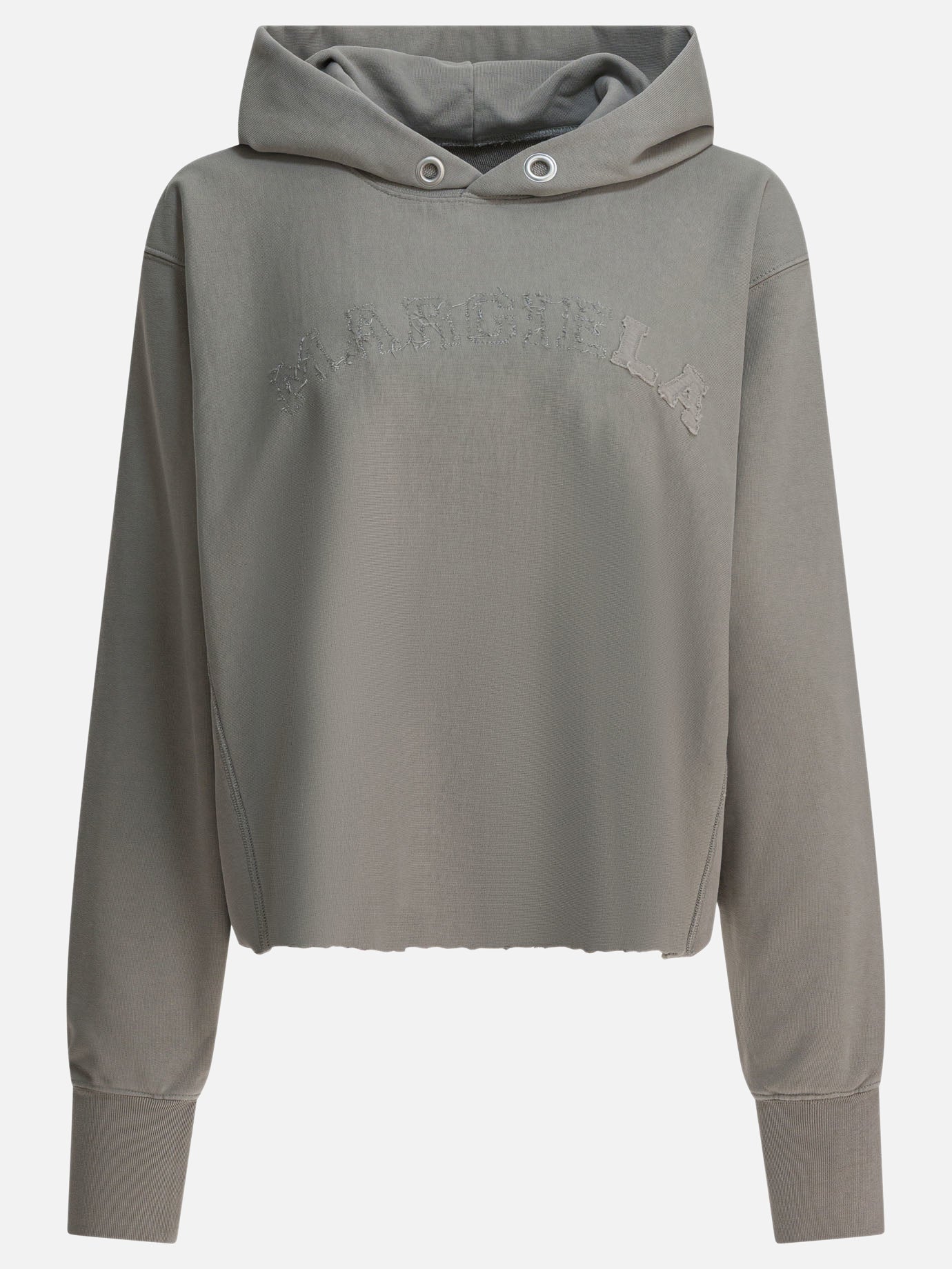 Felpe con cappuccio Logo  Grigio - Maison Margiela Donna | PDP | VIETTI Online Store | Zoom-Modal
