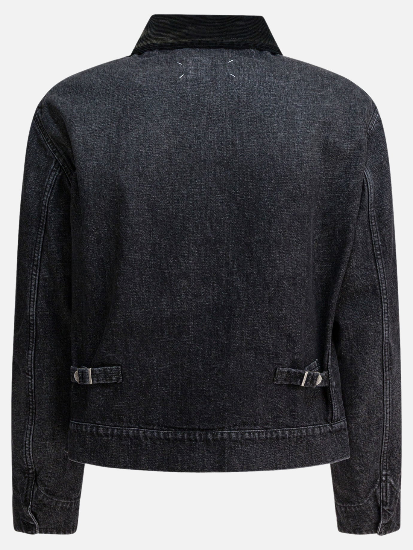 Giacche in denim Solid colour  Nero - Maison Margiela Uomo | PDP | VIETTI Online Store | Zoom-Modal_2
