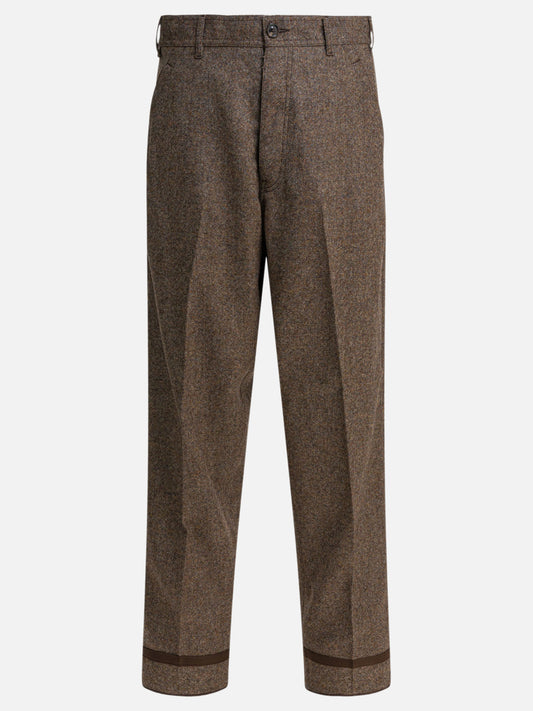 Leisure trousers Solid colour  Brown - Maison Margiela Men | VIETTI Online Store 
