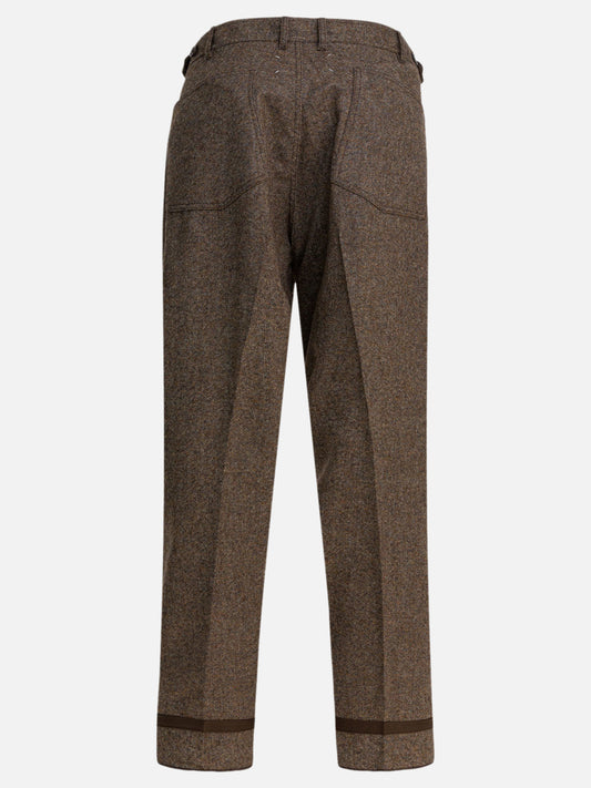 Leisure trousers Solid colour  Brown - Maison Margiela Men | VIETTI Online Store | 2
