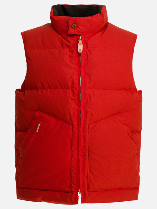 Giacche smanicate Solid colour  Arancione - Manifattura Ceccarelli Uomo | VIETTI Online Store 
