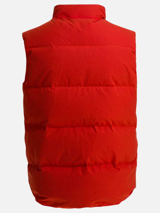 Giacche smanicate Solid colour  Arancione - Manifattura Ceccarelli Uomo | VIETTI Online Store | 2
