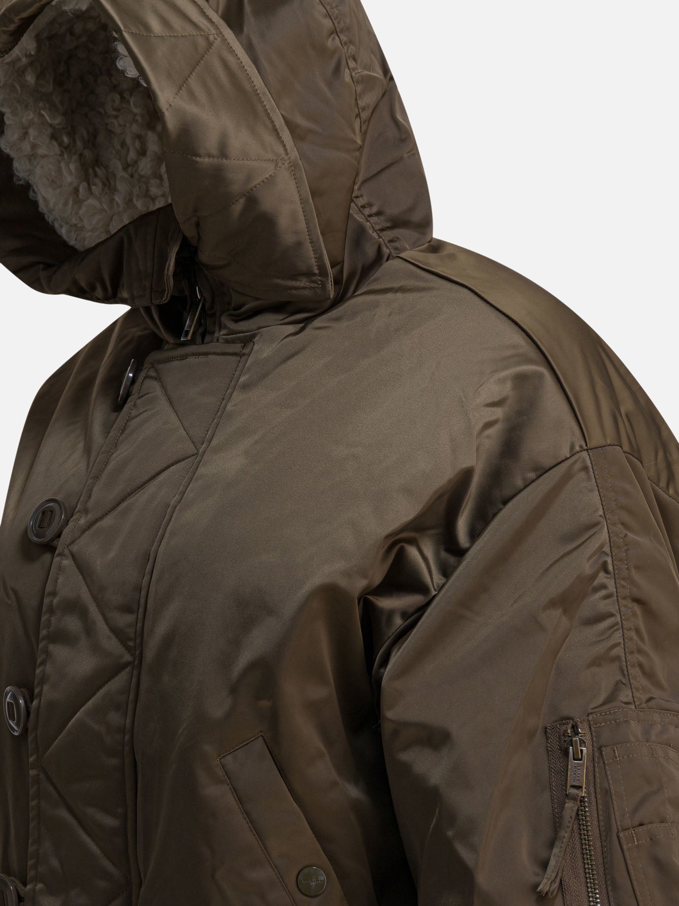 Piumini corti Solid colour  Marrone - Marant Étoile Donna | PDP | VIETTI Online Store | Zoom-Modal_4
