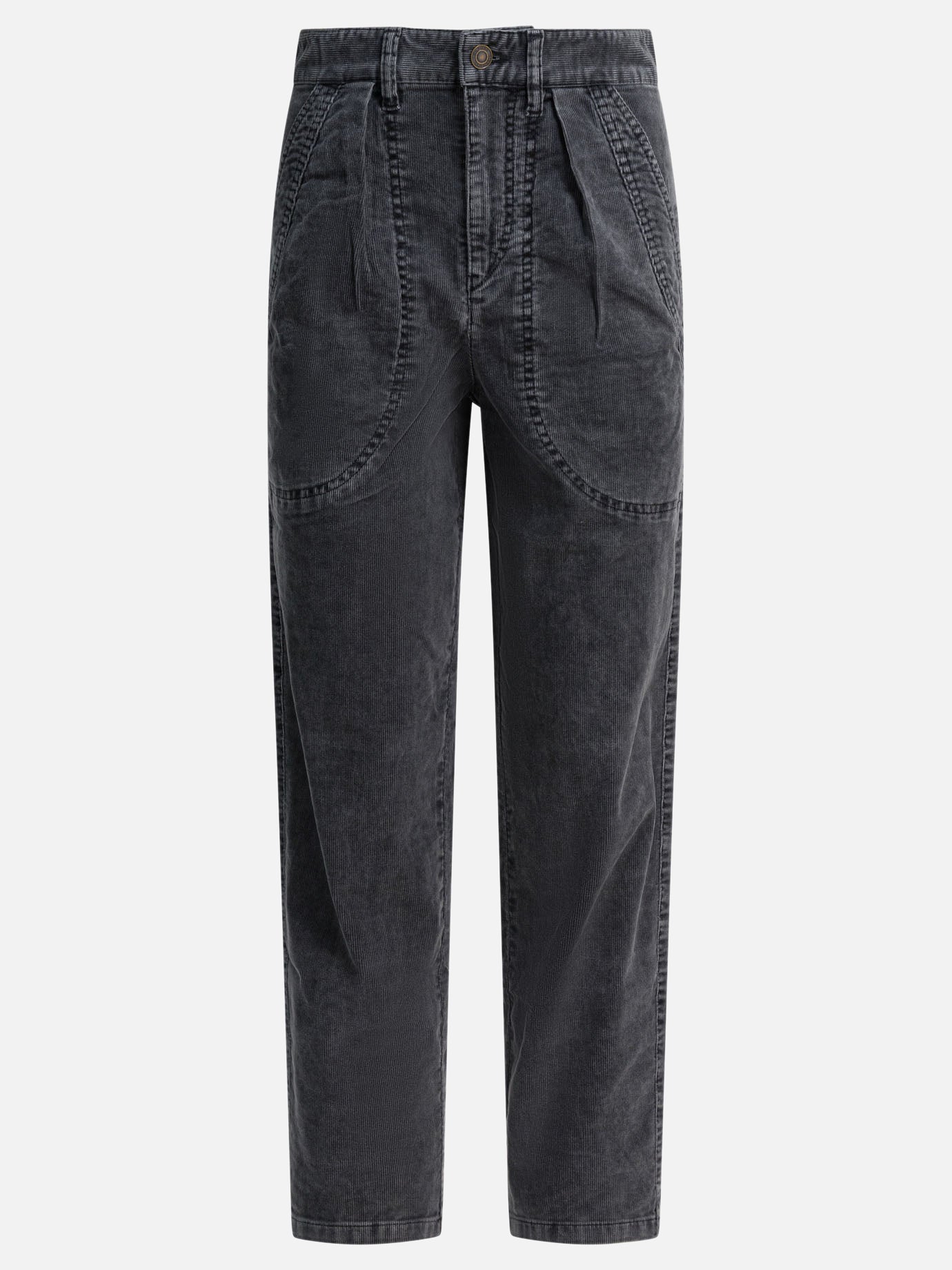 Pantaloni casual Solid colour  Nero - Marant Étoile Donna | PDP | VIETTI Online Store | Zoom-Modal
