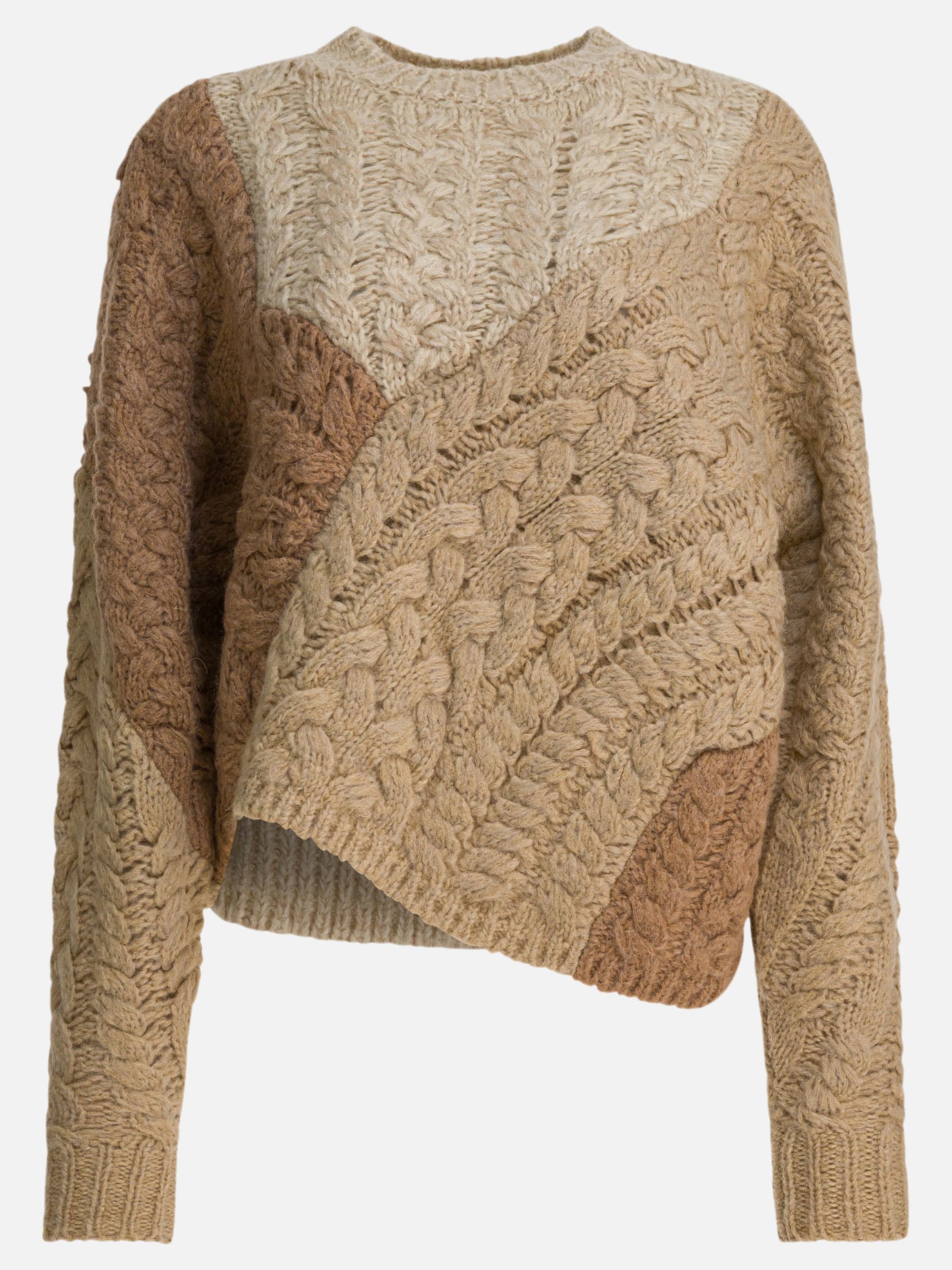 Maglioni girocollo Textured knit  Beige - Marant Étoile Donna | PDP | VIETTI Online Store | Zoom-Modal

