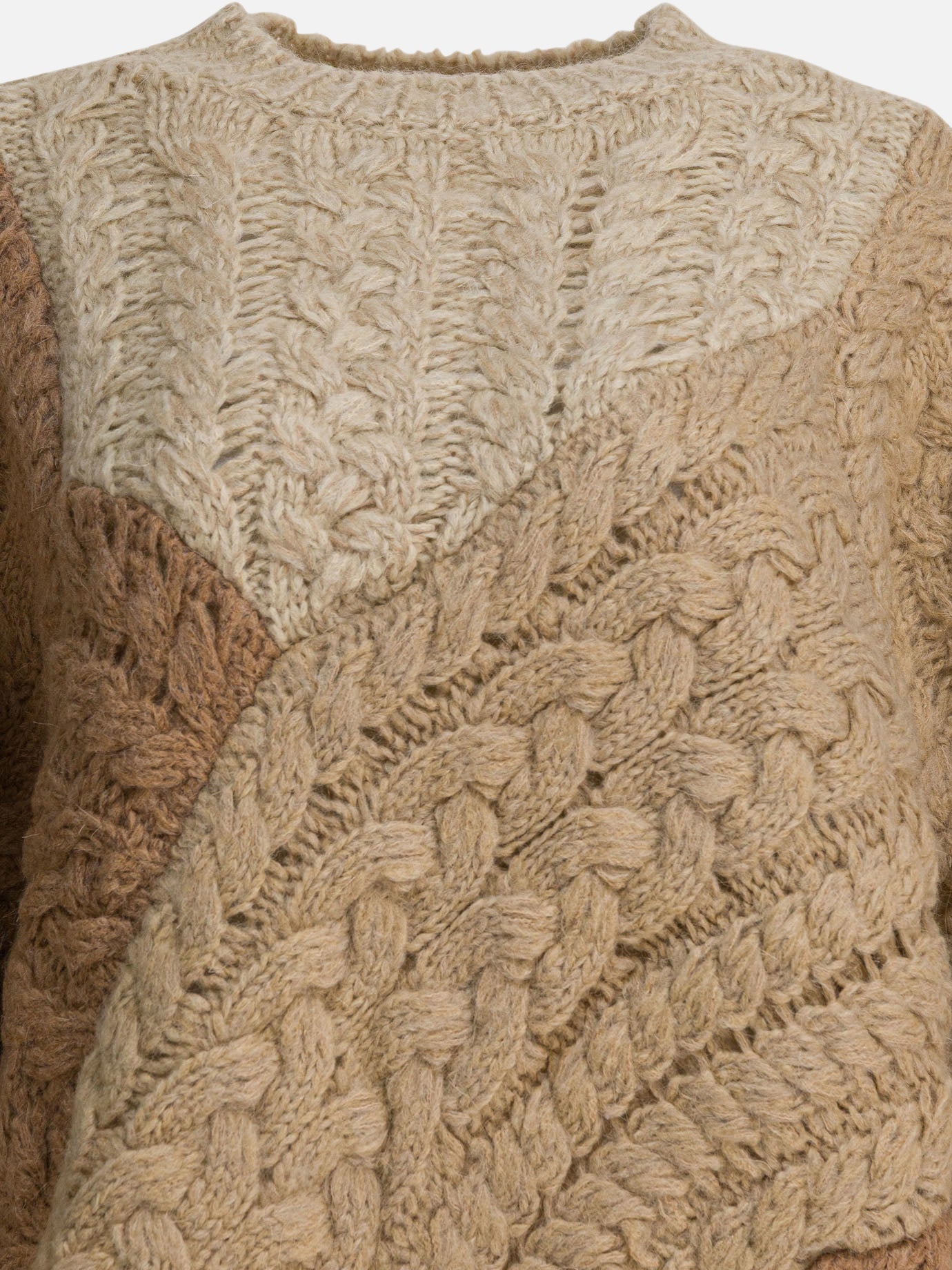 Maglioni girocollo Textured knit  Beige - Marant Étoile Donna | PDP | VIETTI Online Store | Zoom-Modal_3
