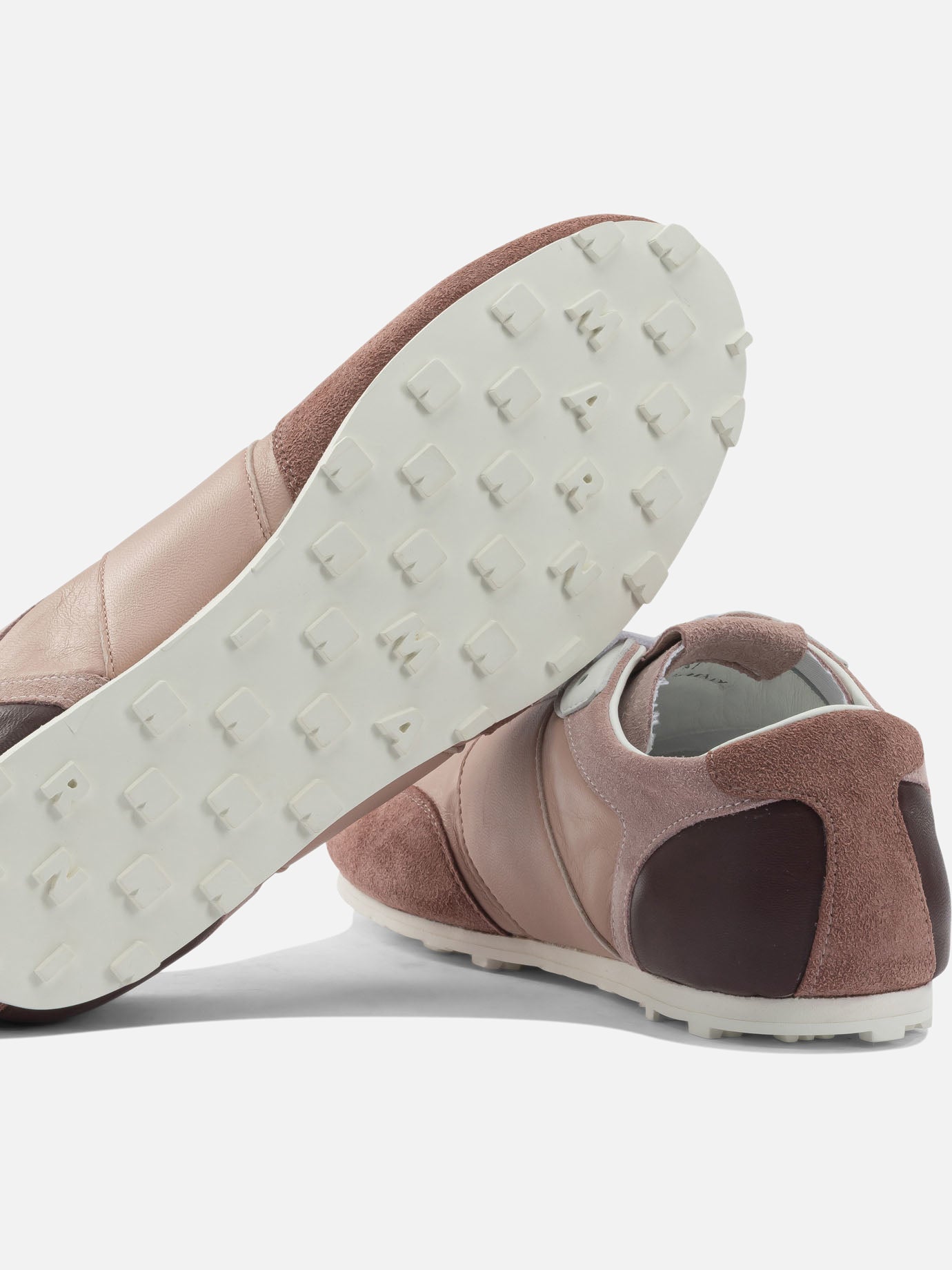 Low top sneakers 100% ovine leather - 100% rubber  Pink - Marni Women | PDP | VIETTI Online Store | Zoom-Modal_5
