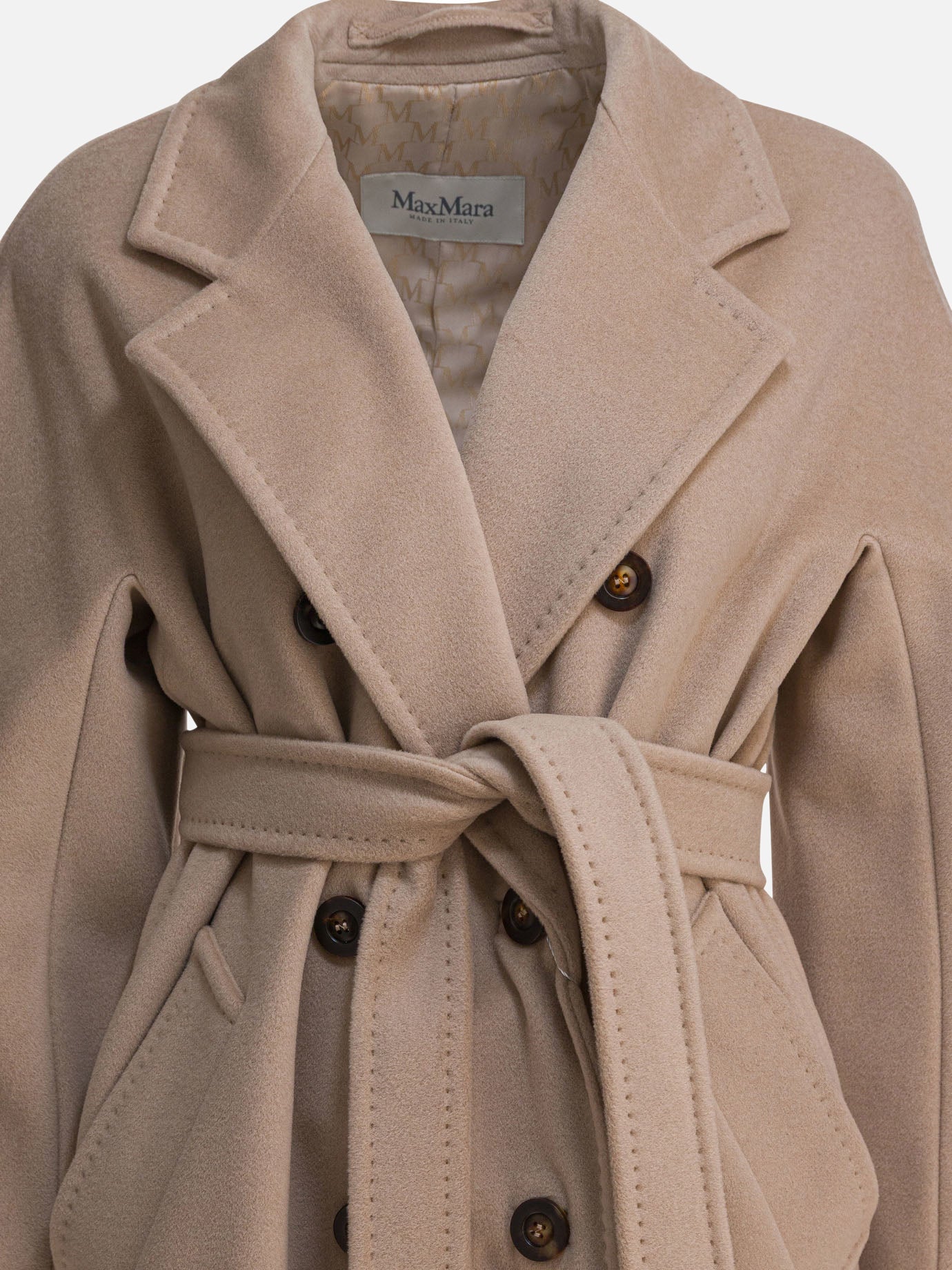 Cappotti lunghi Solid colour  Beige - Max Mara Donna | PDP | VIETTI Online Store | Zoom-Modal_3
