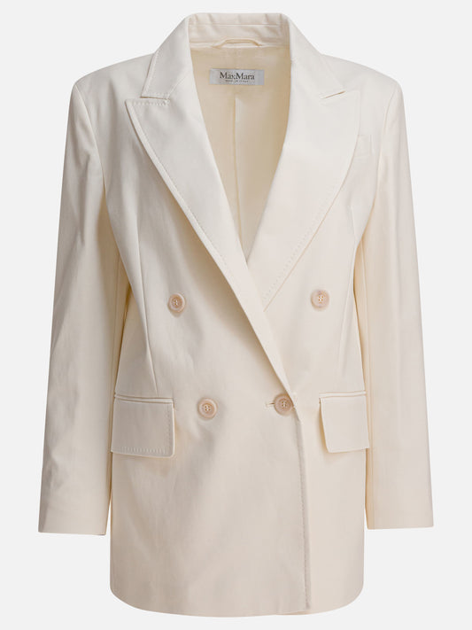 Max Mara "Olimpia" Blazer 10321247_38 White 1