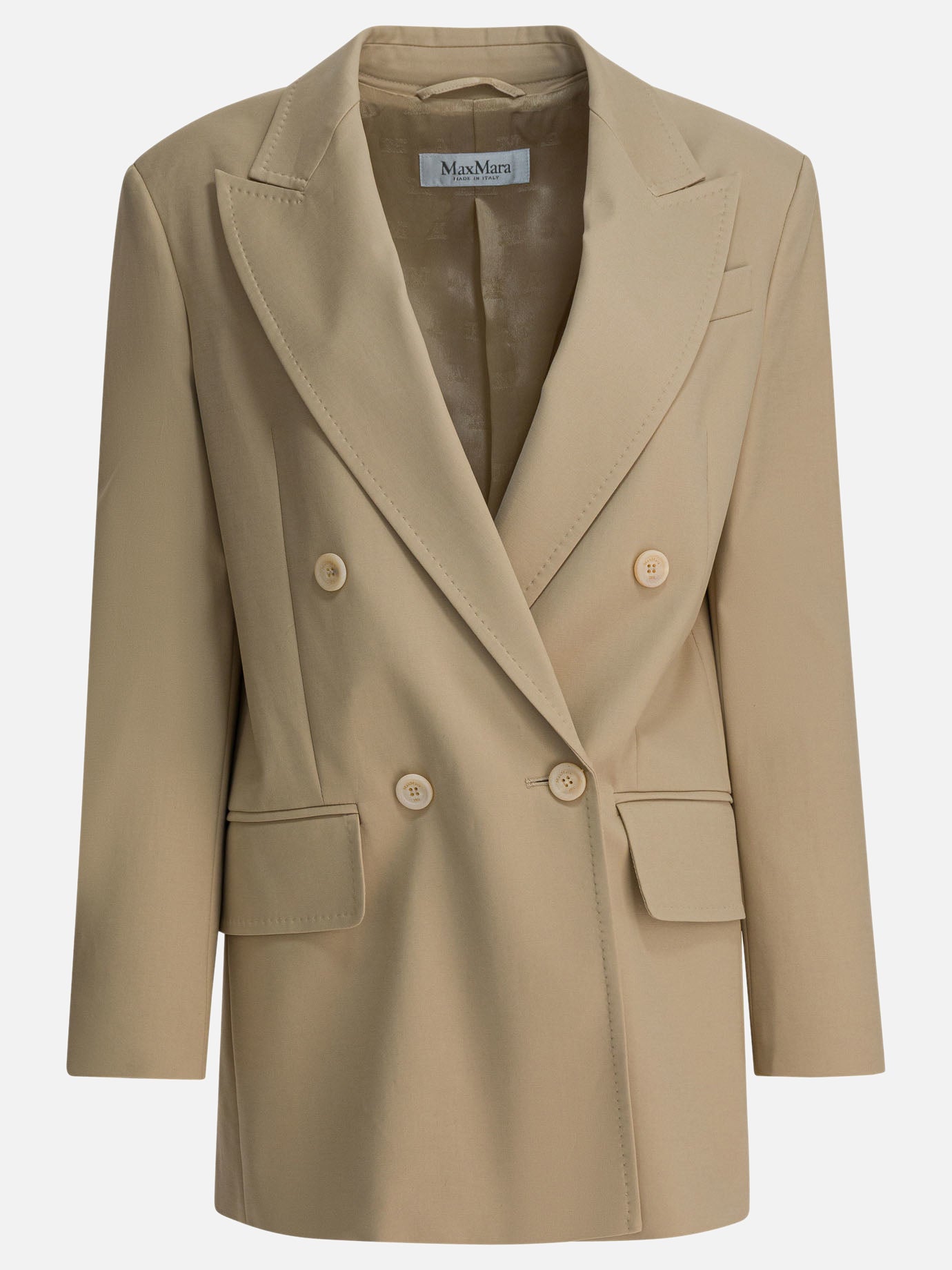 Blazer Solid colour  Beige - Max Mara Donna | PDP | VIETTI Online Store | thumbnail