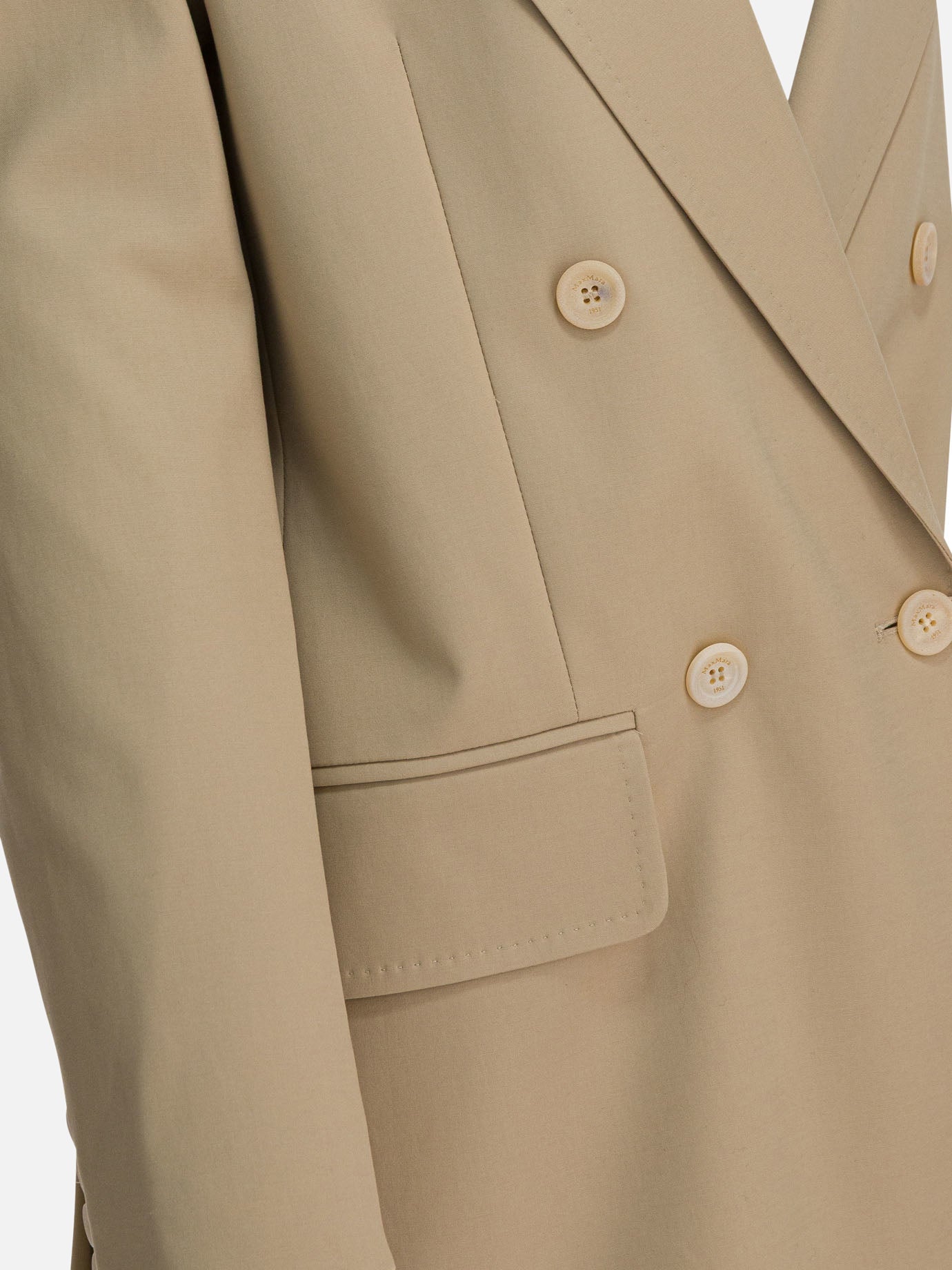 Blazer Solid colour  Beige - Max Mara Donna | PDP | VIETTI Online Store | thumbnail_4